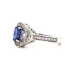 14kt White Gold Sapphire and Diamond Ring