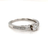 14kt White Gold Diamond Engagement Ring