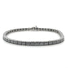 18kt White Gold Black Diamond Tennis Bracelet (11.35ct)