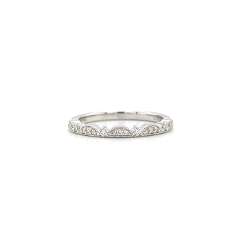 14kt White Gold Diamond Band