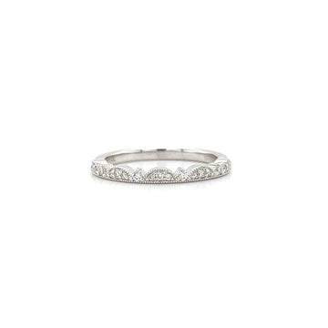 14kt White Gold Diamond Band