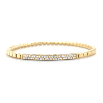 18kt Yellow Gold Sereno Diamond Stretch Bracelet