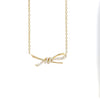 18kt Yellow Gold Couture Tied With Love Diamond Pendant