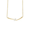 18kt Yellow Gold Marquise Cut Diamond Necklace