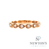 14kt Rose Gold Diamond Stackable Band