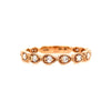 14kt Rose Gold Diamond Stackable Band