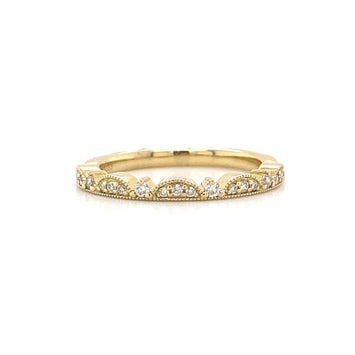 14kt Yellow Gold Diamond Band