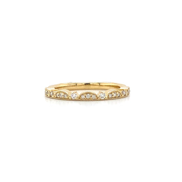 14kt Yellow Gold Diamond Band