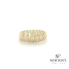 Estate 14kt Yellow Gold Textured Dome Fashion Ring