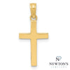 14kt Yellow Gold Cross Pendant (Pendant only)