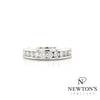 Estate 14kt White Gold Channel Set Diamond Fashion Band (0.60ct)