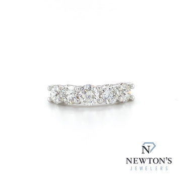 14kt White Gold 5 Diamond Anniversary Band (3.54ct)