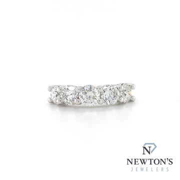 14kt White Gold 5 Diamond Anniversary Band (3.54ct)