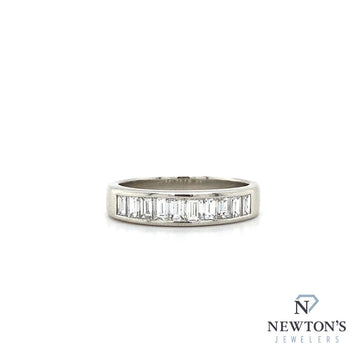 Estate Platinum Diamond Band