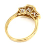 18kt Yellow Gold Pie-cut Diamond Ring