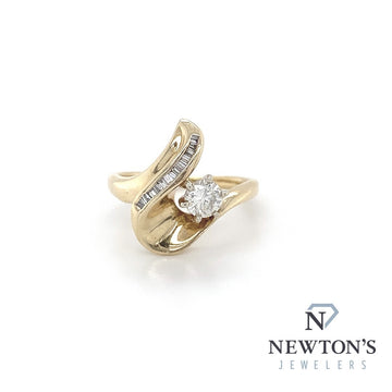 Estate 14kt Yellow Gold Diamond Fashion Ring (0.43ct TW)