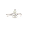 14kt White Gold Pear Shape Diamond Engagement Ring 1.02ct