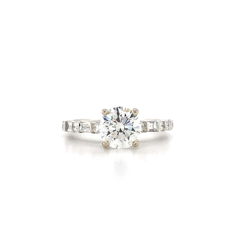 14kt White Gold Diamond Engagement Ring (1.50ctr)