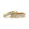 14kt Yellow Gold & Diamond Contour Band (0.54ct Tw)