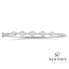 14kt White Gold Diamond Bangle Bracelet (1.10ct TW)