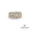 Estate 10kt Yellow Gold Diamond Regal Fashion Band (1.00ct)