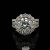 14kt White Gold Halo Diamond Engagement Ring (3.01ct)