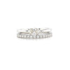 18kt White Gold Couture Diamond Double Stack Ring (0.75ct)