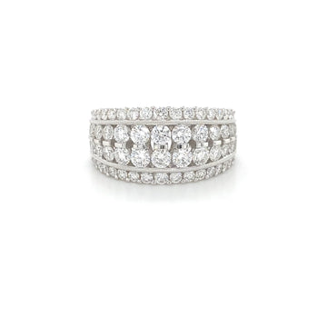 18kt White Gold Diamond "Duchess" Fashion Ring (2.00ct)