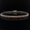 18kt Yellow Gold & Black Titanium Diamond Gents Couture Bracelet