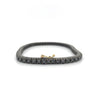 18kt Yellow Gold & Black Titanium Diamond Gents Couture Bracelet