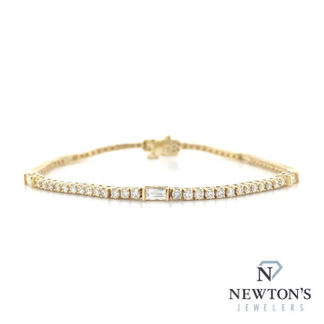 14kt Yellow Gold Diamond Bracelet (2.43ct TW)