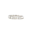 14kt White Gold Mixed Diamond Stackable Ring (0.55ct)