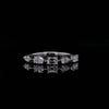 14kt White Gold Mixed Diamond Stackable Ring (0.55ct)