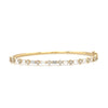 14kt Yellow Gold Mixed Diamond Bangle Bracelet (1.25ct)