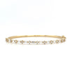 14kt Yellow Gold Mixed Diamond Bangle Bracelet (1.25ct)