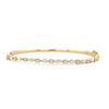 14kt Yellow Gold Diamond Bangle Bracelet (1.00ct)