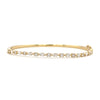 14kt Yellow Gold Diamond Bangle Bracelet (1.00ct)