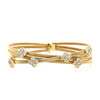 14kt Yellow Gold Diamond Spring Bracelet (0.90ct)