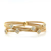 14kt Yellow Gold Diamond Spring Bracelet (0.90ct)