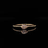 14kt Yellow Gold Diamond Beaded Stackable Ring (0.15ct)