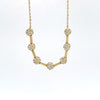 14kt Yellow Gold Diamond Illusion Fashion Bar Necklace (0.35ct)