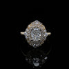 14kt Yellow Gold Art Deco Oval Diamond Engagement Ring (1.61ct TW)