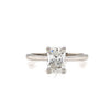 14kt White Gold Diamond Radiant Solitaire Engagement Ring (1.01ct)