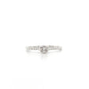 14kt White Gold Oval Diamond Beaded Fashion Ring (0.15ct)