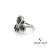 14kt White Gold Black & White Diamond Fashion Ring (2.98ct TW)