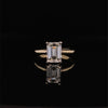 14kt Yellow Gold Emerald Cut Diamond Engagement Ring (1.70ct)