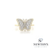 10kt Yellow Gold Diamond Butterfly Ring (0.35ct)