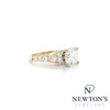 14kt Yellow Gold Round Brilliant Cut Diamond Engagement Ring (2.00ctr)