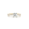 14kt Yellow Gold Round Engagement Ring