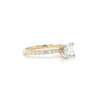 14kt Yellow Gold Round Engagement Ring